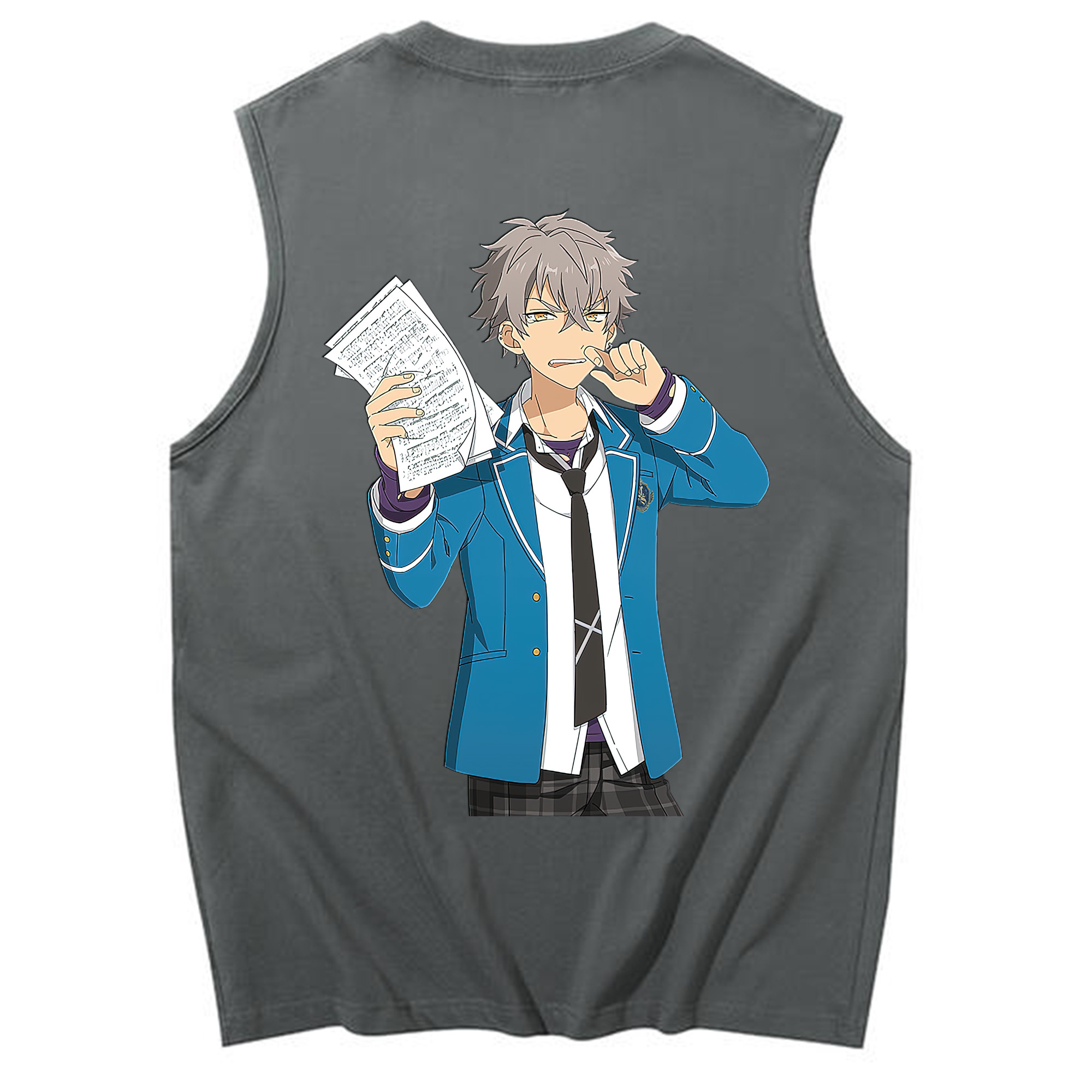 （画像用） あんさんぶるスターズ! Ensemble Stars コットン100％タンクトップ（背面プリント）